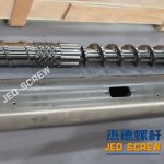 杰德 出口越南的單排氣造粒機(jī)螺桿機(jī)筒 技術(shù)精湛 塑化優(yōu)良-舟山市杰德機(jī)械有限公司，擠出機(jī)螺桿，注塑機(jī)螺桿，舟山螺桿，螺桿廠
